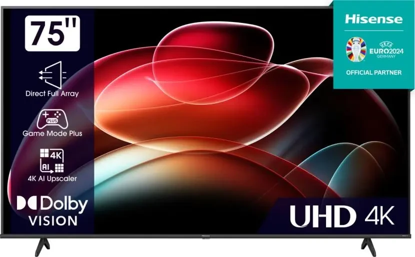 Hisense 75" 75A6K UHD Smart TV VIDAA